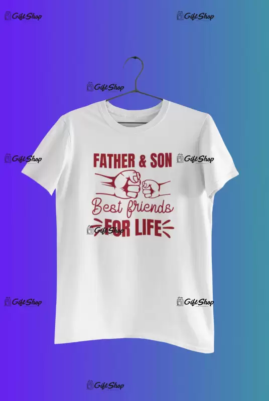 Father and son, tricou cu mesaj, tgs0277 b